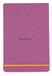 RHODIA 194394C - Hardcover Webnotepad Notitieboek Lila - A5 14,8 x 21 cm - Gelijnd - 192 Afscheurbare Pagina's - Clairefontaine Ivoor Papier 90 g/m² - Leeslint, Elastieksluiting - Imitatieleer - Rhodiarama