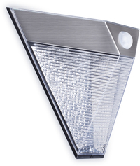 Smartwares Solar LED Outdoor Wall Light with Motion Sensor - Stainless Steel