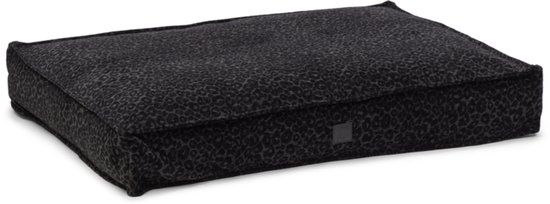 Designed by Lotte Ortho Ligkussen Wild Essence Antraciet - 100x70 cm - Hondenkussen