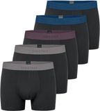 Schiesser Heren Boxershorts 5-Pack 95/5 Katoen Effen Aansluitend Assorti 11