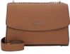 GUESS Calista Convertible Xbody Flap Bag Caramel Lichtbruin