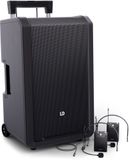 LD Systems ANNY® 12 BPH2 B6 - 12" Haut-parleur PA mobile Bluetooth® avec batteries, mixeur