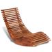 VidaXL Fauteuil de jardin assise capitonnée acacia