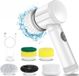 Multifonctionnelle brosse de nettoyage électrique pour cuisine et salle de bain, épurateur manuel sans fil pour vaisselle, pots et casseroles