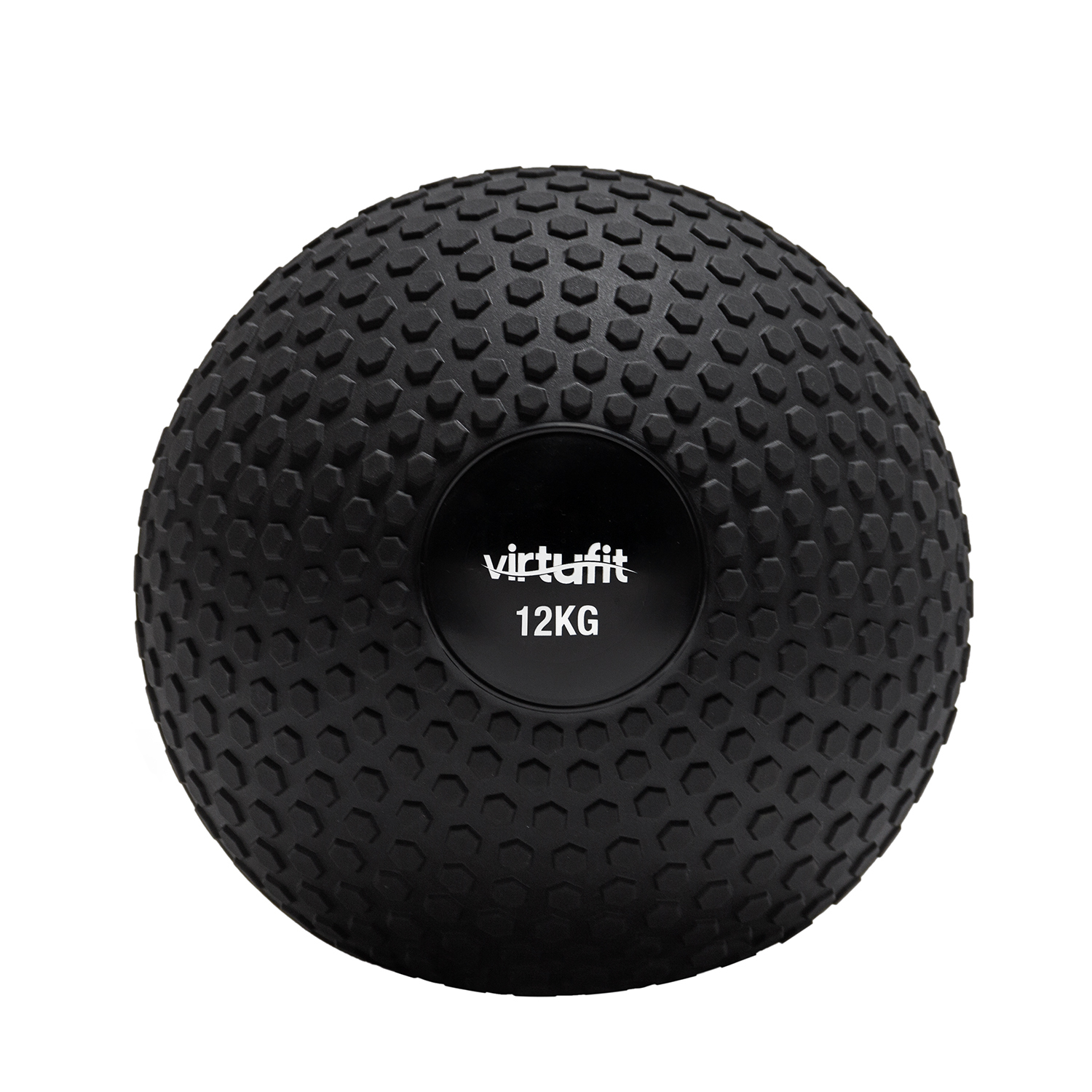 Virtufit Slam Ball – Fitness Bal – 12 kg – Zwart