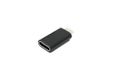 System-S USB 3.1 adapter type C bus naar 2.0 Micro B stekker in zwart