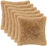 vidaXL - Kussensloop - 6 stuks - Taupe - 45 x 45 cm