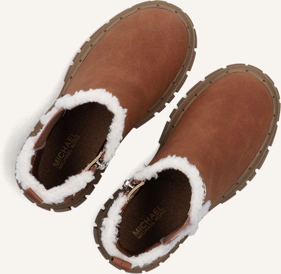 Michael Kors Kids Blake Chelsea Boots Meisjes - Cognac - Maat 30