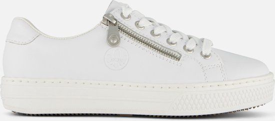 Rieker Sneakers wit Leer - Dames - Maat 38