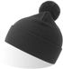 Atlantis Headwear - Wind-S Beanie with Pompom - Dark Grey - One Size