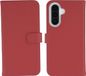 Selencia Echt Leren Bookcase - Rood - Geschikt voor Samsung Galaxy A27 (5G)