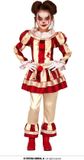 Bloeddorstige Fiestas Guirca Striped Clown Girl Kostuum Meisjes 10-12 Jaar
