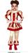 Bloeddorstige Fiestas Guirca Striped Clown Girl Kostuum Meisjes 10-12 Jaar