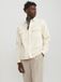 JACK&JONES JJEVENICE LINEN BLEND OVERSHIRT LS SN Hommes Écru XS