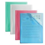 Elba 400065990 A4 40 zakken gerecycled polypropyleen 2nd Life Display Book - diverse kleuren (Pack van 4)