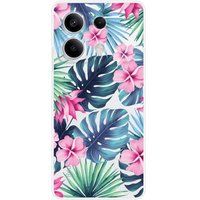 Xiaomi Redmi Note 13 5G Siliconen hoesje Tropische aquarel