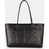 Calvin Klein Cabas Emblem Aop Embossed Noir