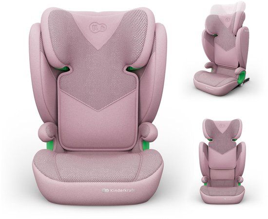 Kinderkraft JUNIOR FIX 2 PLUS Autostoeltje - 100-150 cm - Roze