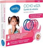 Sanity Kids Quietly wSHA Gomme à cheveux 2 couleurs 4 pièces
