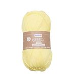 Glorex 5 1004 01 - Cotton 100% katoen, veelzijdig inzetbaar voor breien, haken en knutselen, zeer goede kwaliteit, zacht en wasbaar, 50 g, ca. 170 m, geel