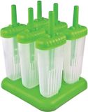 Tovolo ijsvormpjes waterijs ijslollymaker 6 stuks groen