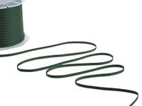 Furlanis - Dubbel satijnen lint, Italiaanse stof - bosgroen, 3 mm x 50 m
