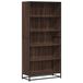 VidaXL Bibliothèque 80,5x35x170,5 cm Bois traité Couleur chêne marron
