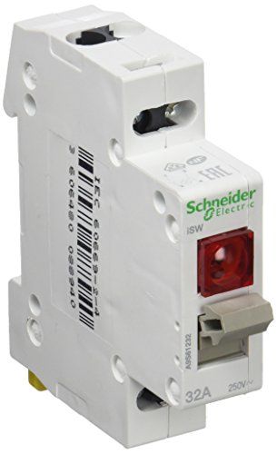 Schneider A9S61232 lastscheidingsschakelaar iSW met lichtmelder, 2P, 32A, 250V
