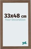 Your Decoration Cadre photo 33x48 cm MDF Noyer Foncé Mura