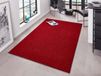 Hanse Home Modern effen vloerkleed Pure - rood 200x300 cm