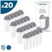 Wessper Classic waterfilterpatronen voor hard water | Vervanging voor Aquaphor Standard, Brita Classic, Dafi Classic filterpatronen. Verpakking van 20 stuks