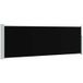 Auvent latéral rétractable pour patio 100x300 cm noir