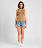 Guess SL RN Lise 4G Top Dames Beige - Maat: S