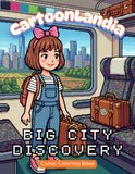 Nela in the Big City: An Interactive Pixel Art Comic Coloring Book: Color, Write and Create Your Own 16-Bit Adventure!