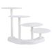 Graziano Taartstandaard met 4 etages, laddervorm, kunststof, wit
