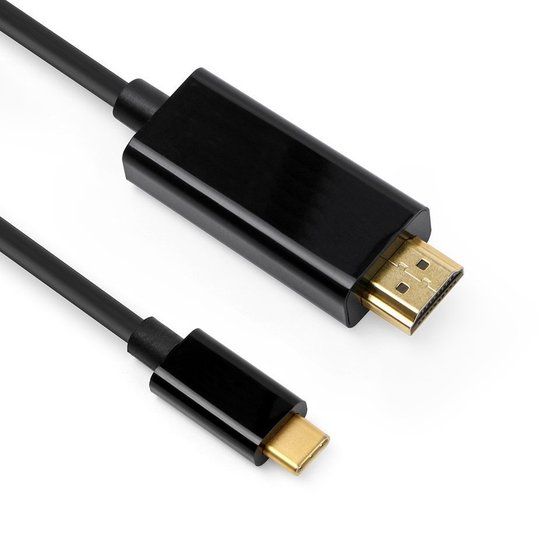 DLH DY-TU4662B video kabel adapter 2 m USB Type-C HDMI Zwart