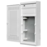 ABN A48ATM Multimediaverdeelkast Opbouw (op muur) Aantal groepen: 12 Aantal rijen: 4 Inhoud: 1 stuk(s)