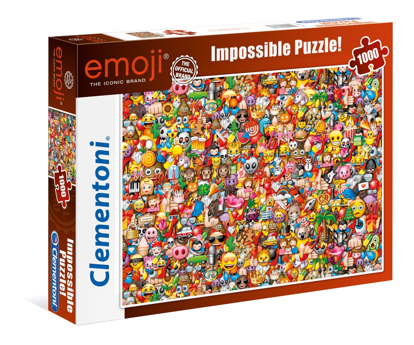 Clementoni Clementoni Puzzel 1000 st. Emoji Imposs.