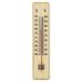 JE CHERCHE UNE IDEE Buitenthermometer van hout, elegant en weerbestendig ontwerp, 22 cm, bruin