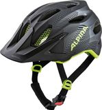Alpina Carapax Fietshelm Jongeren, Zwart, 51-56cm