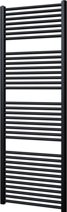 Plieger Palermo designradiator horizontaal 1702x600mm 921W mat zwart 7250397 zwart mat