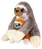 Lumo Stars Luiaard Caramel and Coffee Pluche Knuffel 15cm