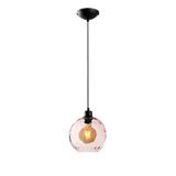 Opviq Elegante roze kroonluchter, in hoogte verstelbaar 40-120 cm, metalen behuizing, kap Ø 20 cm, basis Ø 14 cm, 1 E27-fitting, perfect voor moderne decoratie | IP20