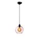 Opviq Elegante roze kroonluchter, in hoogte verstelbaar 40-120 cm, metalen behuizing, kap Ø 20 cm, basis Ø 14 cm, 1 E27-fitting, perfect voor moderne decoratie | IP20