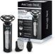 JEAN LOUIS DAVID Multifunctionele trimmer - 4-in-1 Verzorgingsset - 3 koppen - Zwart