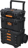 Keter Pro Gear XL Gereedschapswagen met 3 koffers - 3 lades - Zwart