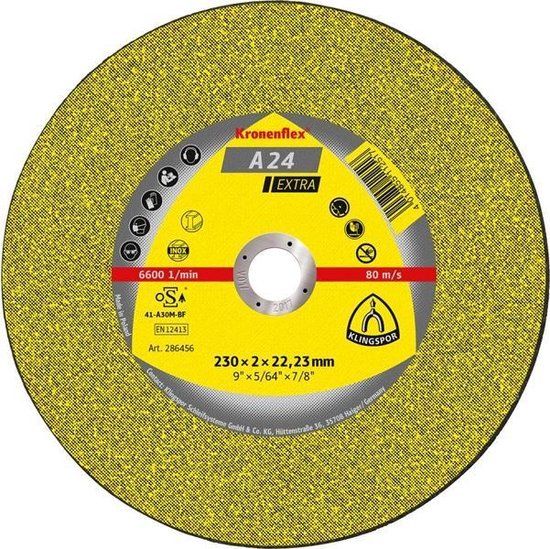 KLINGSPOR snijschijf A 24 Extra Ø 115 x 2,5 mm