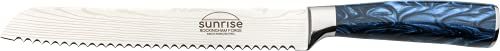 Rockingham Forge Sunrise Collection 8" broodmes, roestvrij staal met hars handvat, saffierblauw
