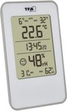 TFA Dostmann Digitales Thermo-Hygrometer 30.5057.02 Thermo- en hygrometer Wit
