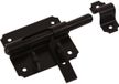 Waelbers - Hangslotgrendel - Schuifgrendel met hangslot ogen - Stift 12mm - Zwart